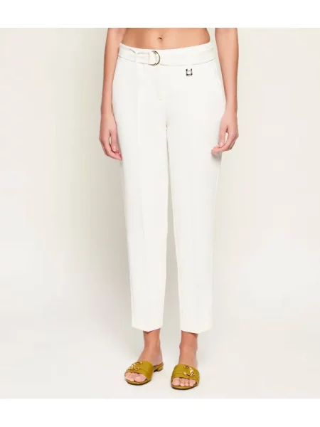 Joop! Pantaloni țigarete Penja alb