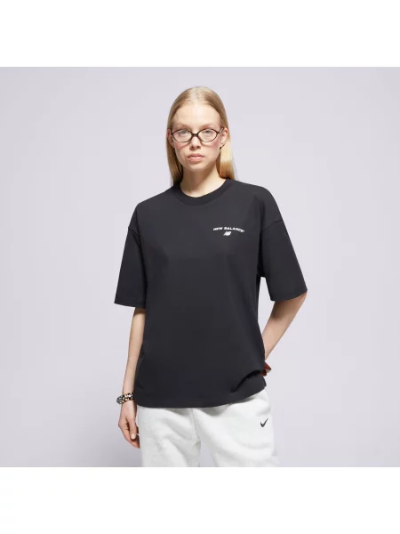 New Balance T-Shirt Reimagined Oversized czarna