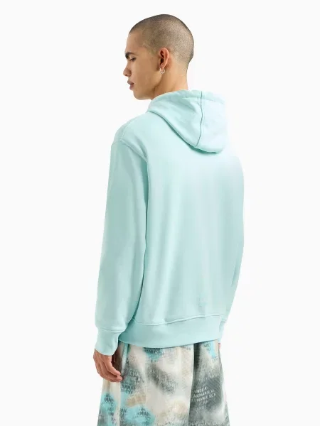 Худи Armani Exchange голубое