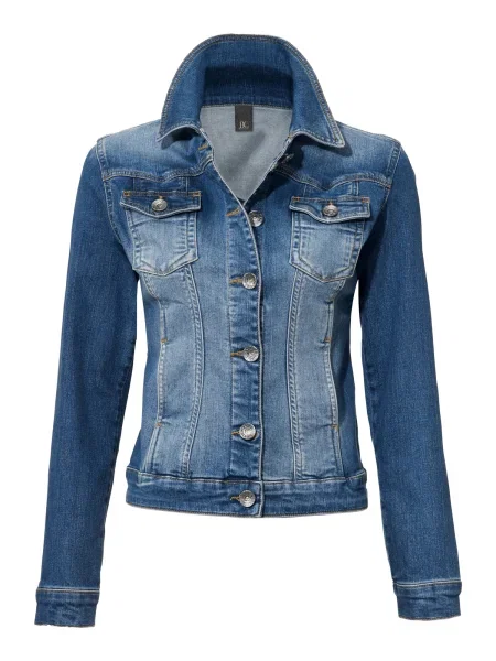 Heine Geacă de primăvară-toamnă denim albastru