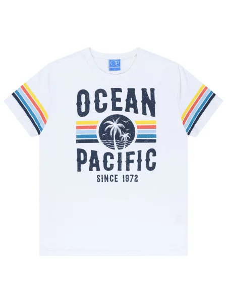 Tricou Ocean Pacific alb
