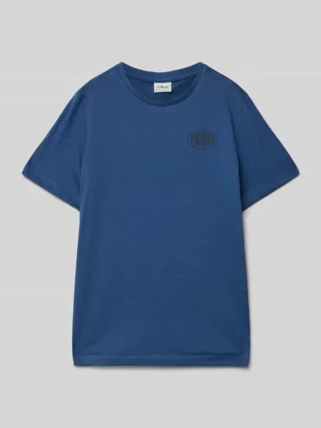 T-shirt o kroju regular fit z czystej bawełny S.oliver Red Label