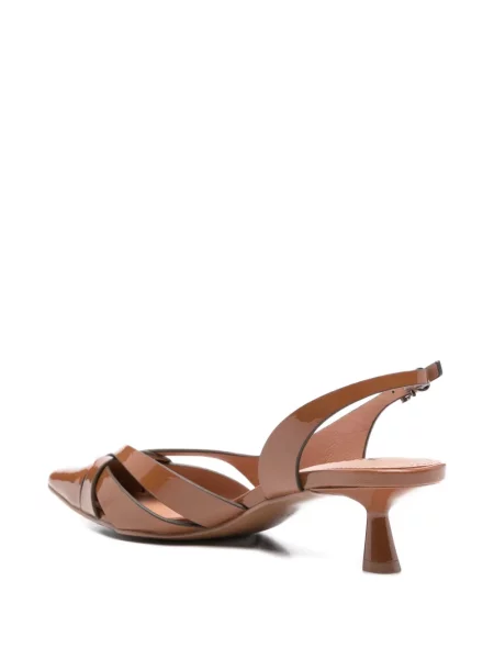 Papuci tip mules Bibi Lou din piele maro