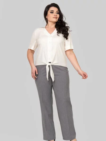 Классические брюки All Posa серые