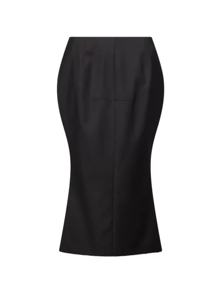 Fustă midi Matières Fécales negru