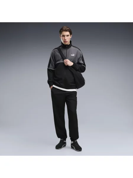 Dres z tkaniny Colourblocked PUMA czarny