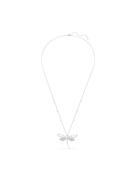Naszyjnik Swarovski szary