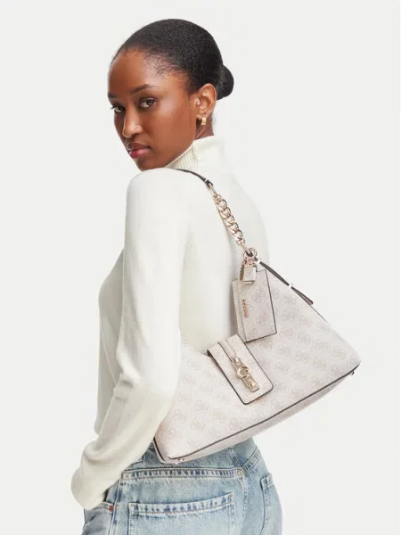 GUESS Shopper torba YVONNE devine dlake camel / slonovače