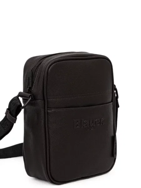 Geantă crossbody Blauer cu autograf maro