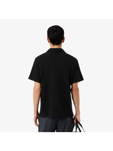 Классическое поло Lacoste черное