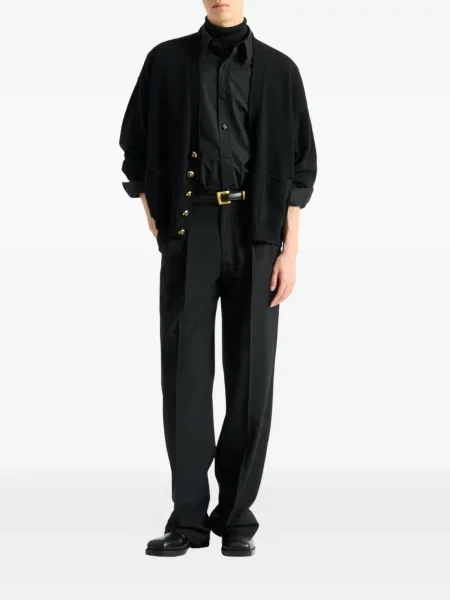 Cardigan Balmain din cașmir negru