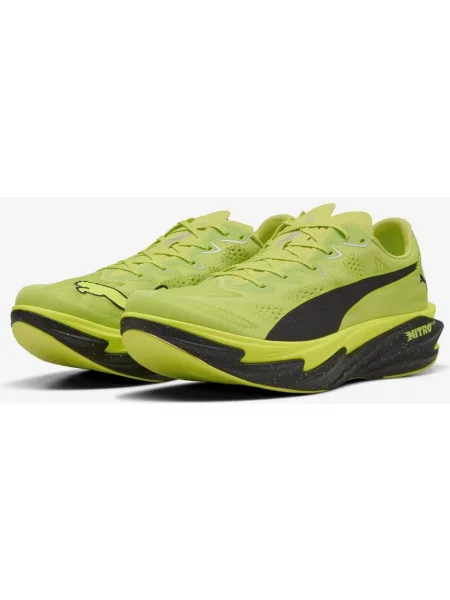 Buty do biegania Puma Deviate NITRO Elite 4 żółtozielony 39 czarny