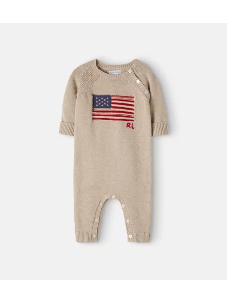 Gyerek body Polo Ralph Lauren bézs