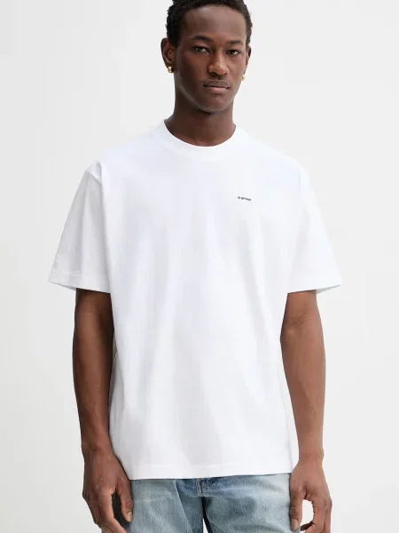 G-Star tricou din Relaxed base alb