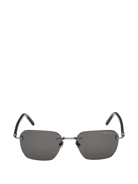 Ochelari de soare Tom Ford Eyewear cu imprimeu geometric gri