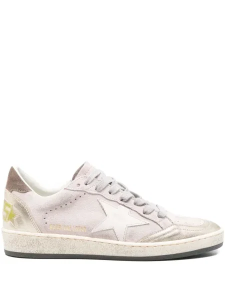 Sneakerși Golden Goose din piele de căprioară roz