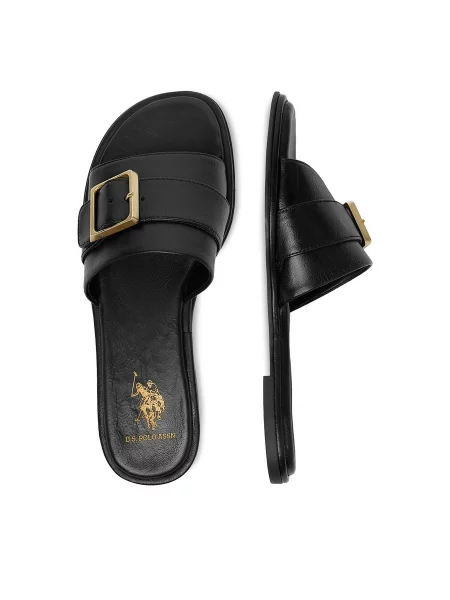 U.S. Polo Assn. Šlepetės juoda