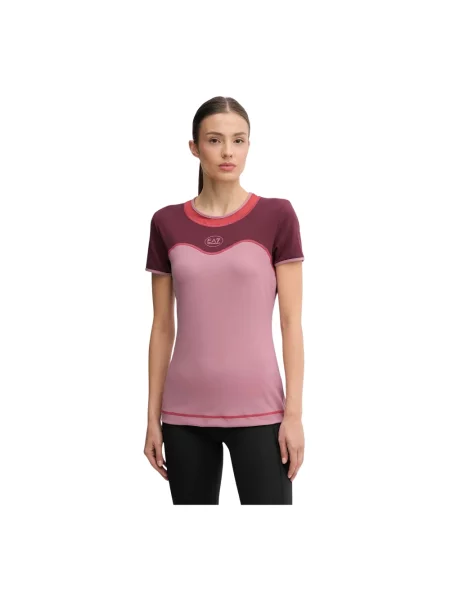 Koszulka Emporio Armani Ea7 różowa