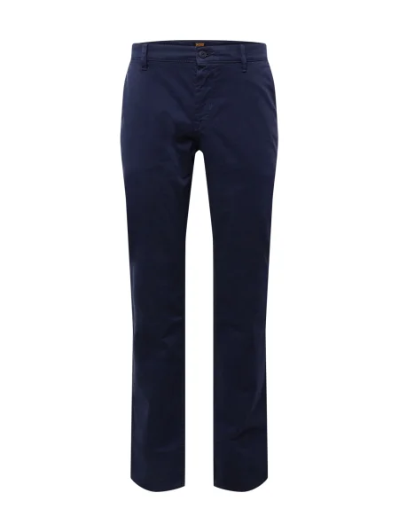 BOSS Orange Pantaloni eleganți închis albastru