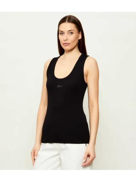 Karl Lagerfeld Top Essential negru