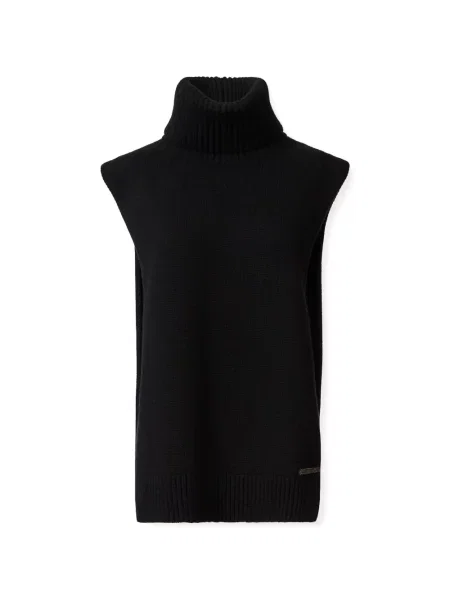 Vestă Fabiana Filippi tricotate negru