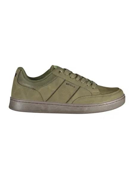 Sneakersy Gas skórzane zielone
