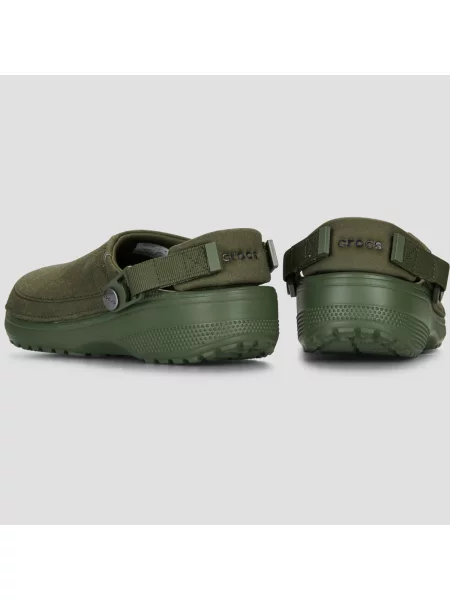 Pánske šľapky Crocs Classic Crafted Vegan Suede Cg zelená
