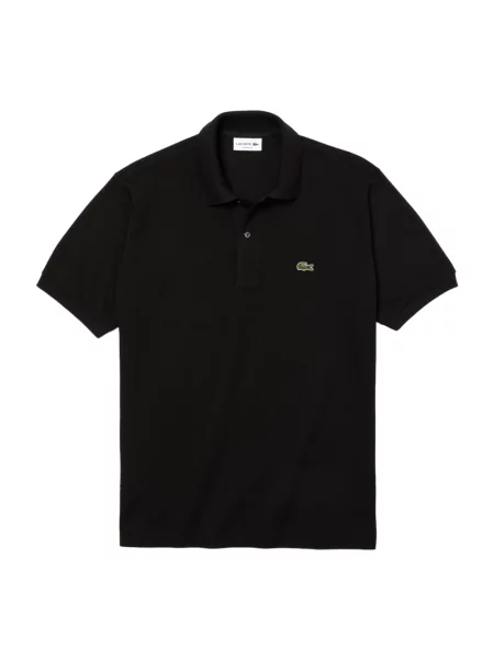 Koszulka polo Lacoste z krótkim rękawem czarna