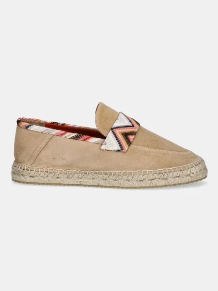 Missoni espadryle zamszowe Amelia beżowy