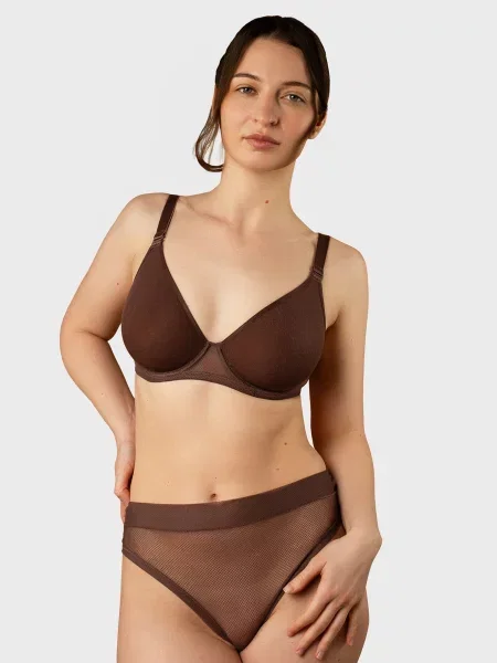Бюстгальтер Brabrabra коричневий