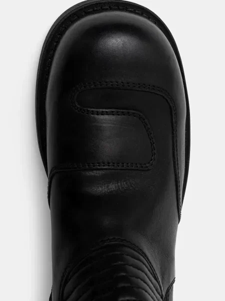 Високі шкіряні черевики Maison Margiela чорний