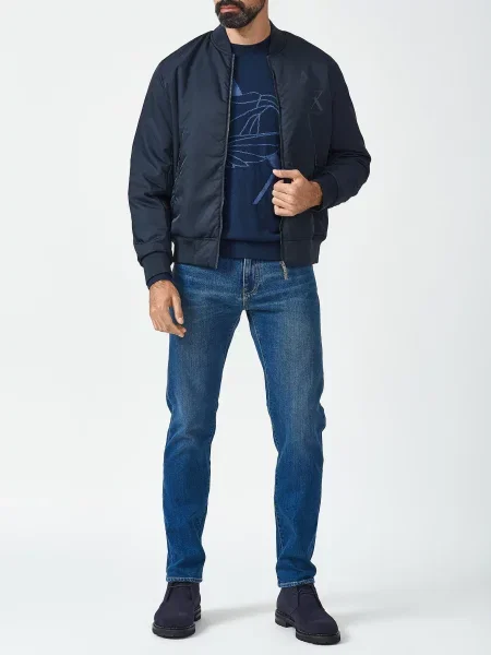 Бомбер Armani Exchange синій