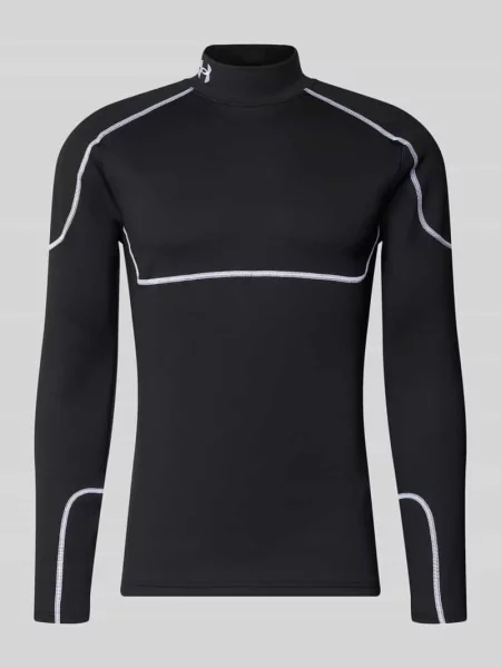 Under Armour longsleeve treningowy Cold Weather Grid gładki czarny