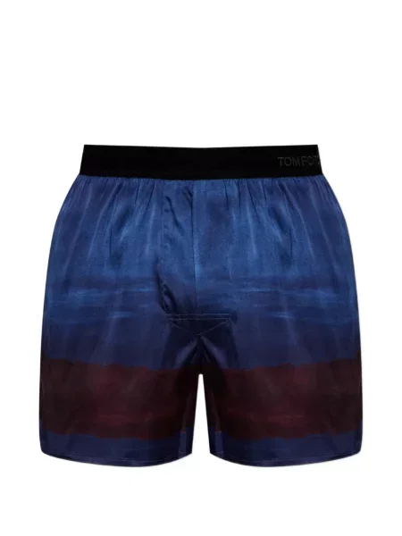 Boxeri Tom Ford cu autograf albastru
