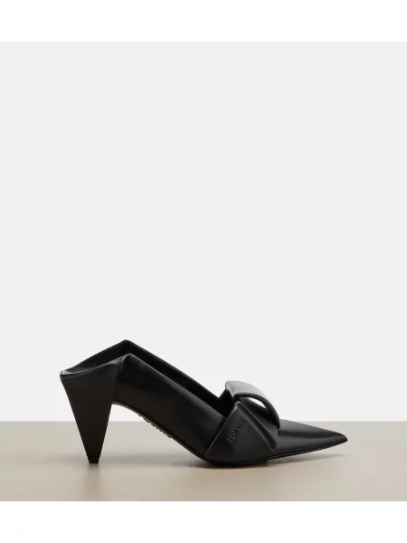 Papuci tip mules Loewe din piele negru