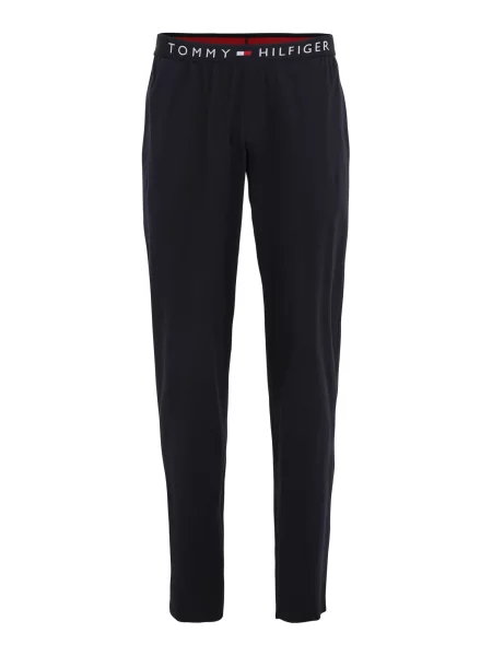 Tommy Hilfiger Underwear Pantaloni de pijama bleumarin / roșu alb