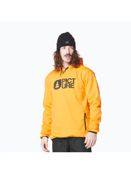 Мъжки скиорски суитшърт Picture Park carrot оранжево