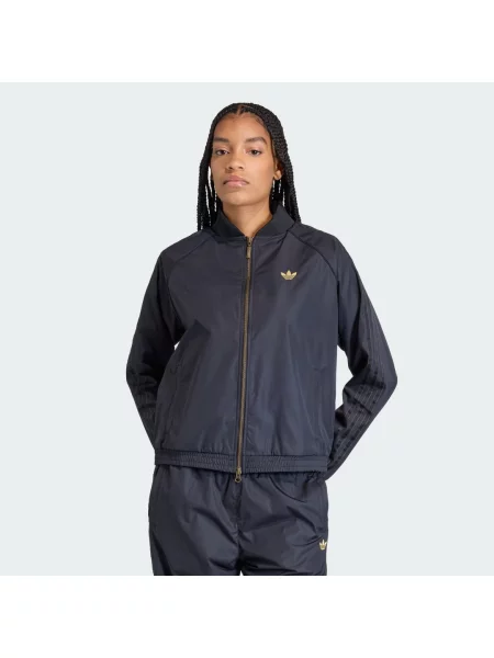 ADIDAS ORIGINALS Přechodná bunda šedá černá