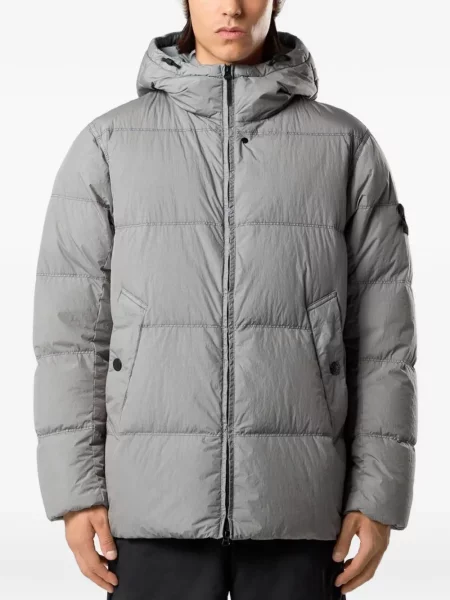 Geacă Stone Island cu strasuri gri