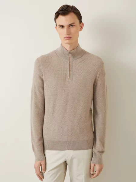 Zegna Kašmírový Svetr velbloudí
