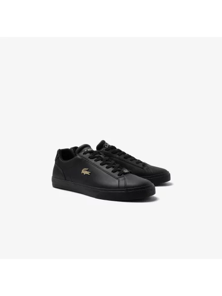 Lacoste Skórzane Buty Sportowe Lerond Pro czarne