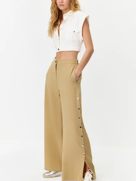 Pantaloni Trendyol bej