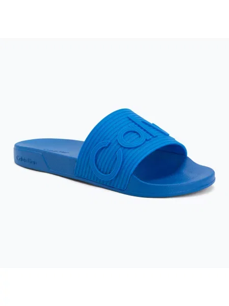 Șlapi pentru bărbați Calvin Klein Ess Texture lapis blue albastru