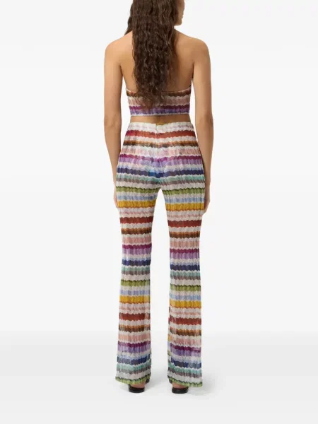 Top Missoni tricotate cu gât halter