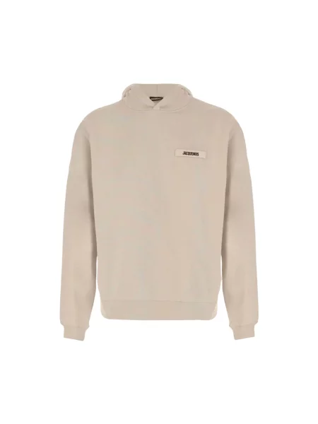 Bluza z kapturem Jacquemus beżowa