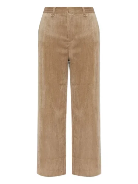 Pantaloni Munthe de catifea cord maro