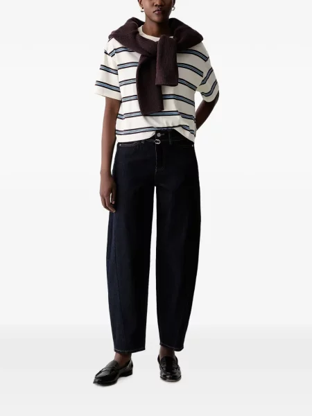 Csatos tapered karcsúsított farmernadrág Dkny kék