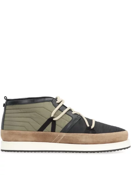 Sneakerși Volta din piele verde