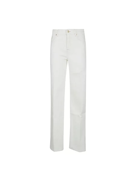 Szerokie jeansy 7 For All Mankind białe