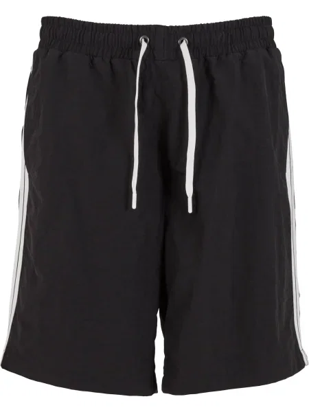 Urban Classics Pantaloni scurți apă negru alb